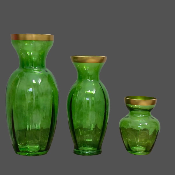 گلدان شیشه ای دست ساز